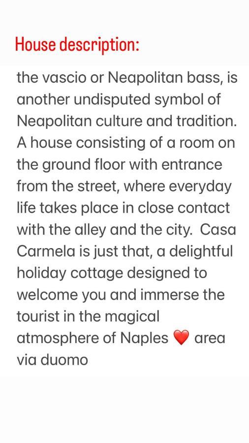 Casa Carmela Vila Nápoles Exterior foto